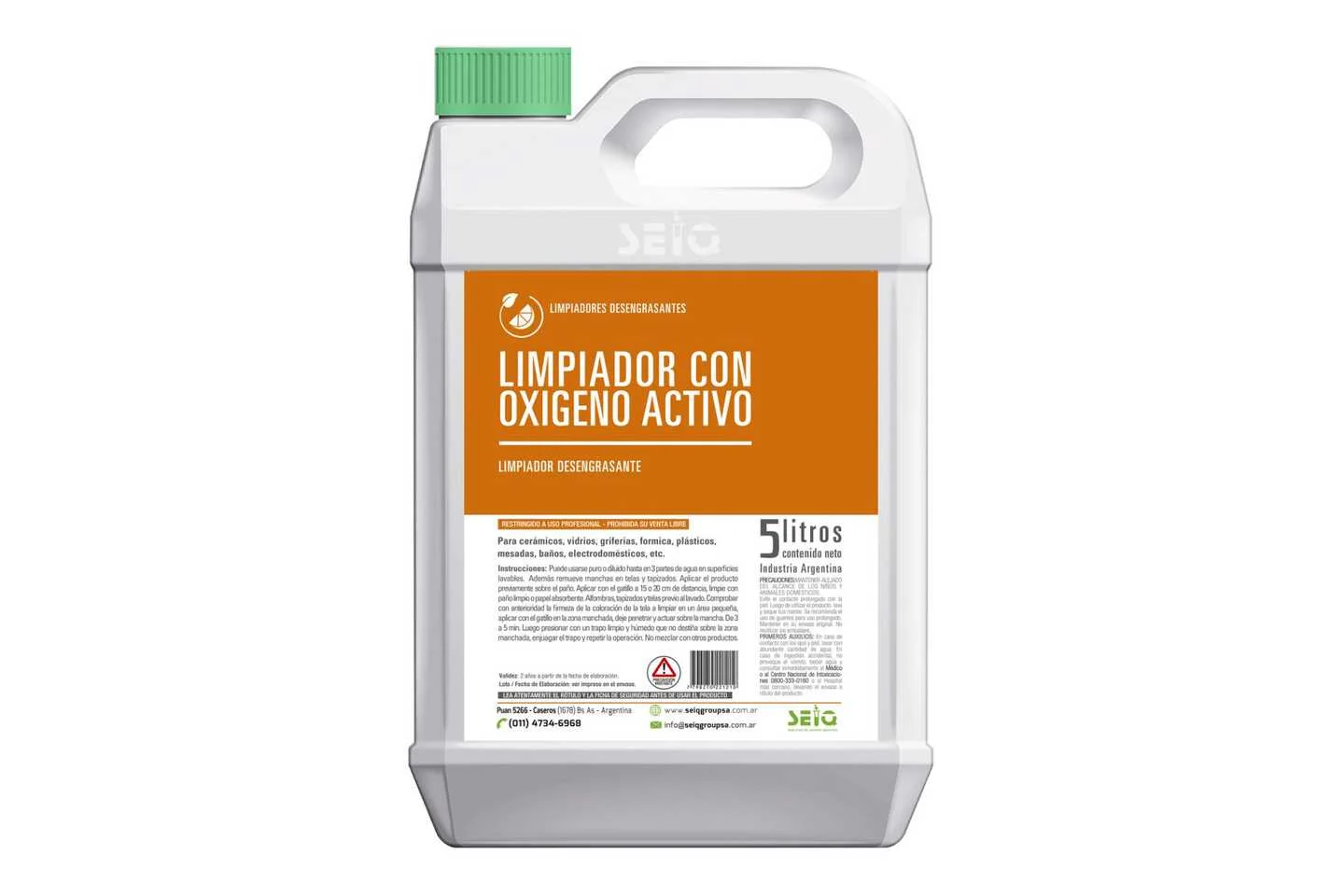 Limpiahogar Oxígeno Activo